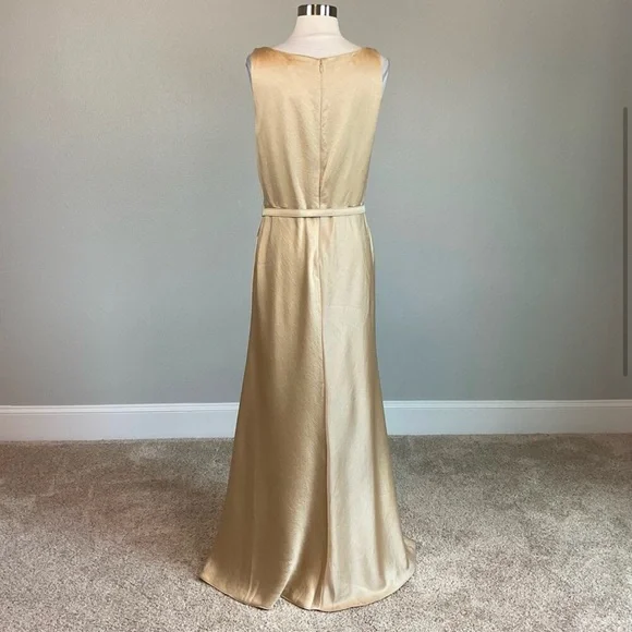 Lauren Ralph Lauren Gold Sleeveless Dress - Picture 5 of 8